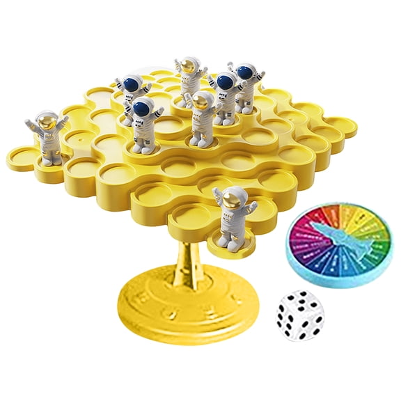 Balance Stacking Game, Interactive Astronauts Balance Tree Board Game Set, ABS Astronaut Two Player Balanced Tree With Skill Challenge, For Family Night Party Classroom Kindergarten Preschoo(C)