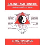 Balance and Control Balance and Control On the Responsibilities of the Manager Paperback