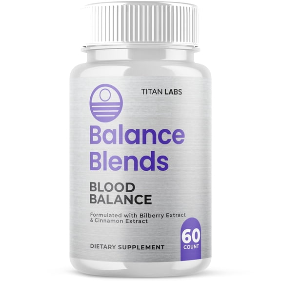 BalanceBlends Advanced Formula Blood Support for Health and Wellness 60 Capsules