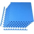 thumbnail image 1 of BalanceFrom 1" EXTRA Thick Puzzle Exercise Mat with EVA Foam Interlocking Tiles for MMA, Exercise, Gymnastics and Home Gym Protective Flooring, 24 Square Feet, 1 of 5