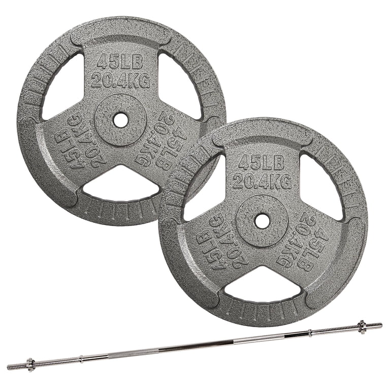 ATLETICA Iron Plates Set 75 Kg – Gusseisenscheiben 50 Mm, Rostresistent, Mit 1,25/2,5/5/10 Kg Gewichten ATLETICA Iron Plates Set 75 Kg – Gusseisenscheiben 50 Mm, Rostresistent, Mit 1,25/2,5/5/10 Kg Gewichten