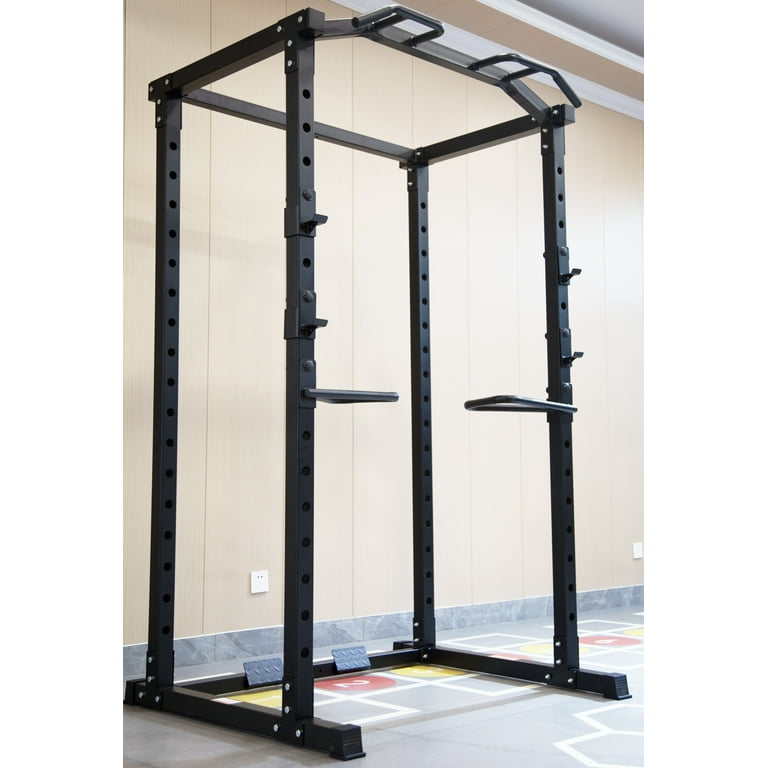 BalanceFrom 1000lb Capacity Power Rack with Lat Pull-down Exercise