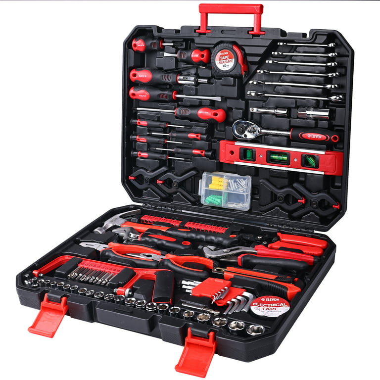BalanceFrom 217 Piece Tool Kit,Home Repair Tool with Socket Wrench Genera, Tool Set with Toolbox and DIY Screwdriver Set,Suitable for Daily Repair  Activities Such as Home, Garage, Car Repair 
