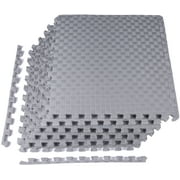 BalanceFrom 24 sqf Sweat Resistant EVA Foam Interlocking Exercise Protective Flooring, 6-Tile