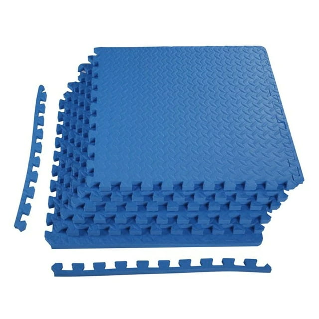 BalanceFrom 3/4 In. Thick High Quality EVA Foam Interlocking Tiles ...