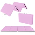 thumbnail image 1 of BalanceFrom 4-Panel All-Purpose Folding Gymnastics Workout Mat, 10' x 4' x 2", Light Pink, 1 of 7