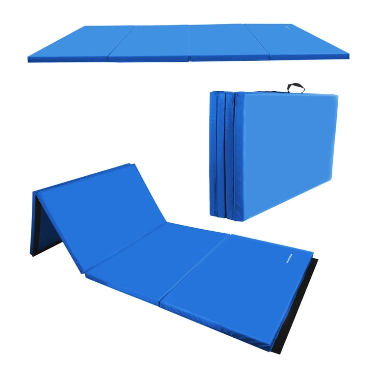6ft X 4ft Folding Gymnastics Mat – 2-Inch Thick, PU Leather, Non-Slip, With Handles, For Home Gym & Training