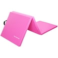 thumbnail image 1 of BalanceFrom 6ft x 2ft x 1.5in 3-Panel All-Purpose Folding Gymnastics Mat, Pink, 1 of 9