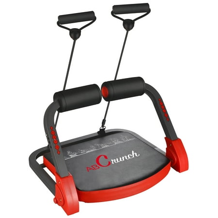 BalanceFrom Ab Crunch Total Body Workout with Resistance Bands, Instruction DVD and Exercise Guide Chart