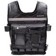 thumbnail image 1 of BalanceFrom Adjustable Weighted Vest with Shoulder Pads and Reflective Straps, 40 lbs, 1 of 5