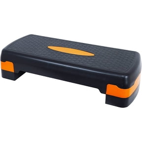 BalanceFrom Adjustable Workout Aerobic Stepper Step Platform Trainer, 2 Levels, 4-6 Inches
