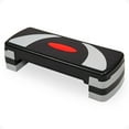 thumbnail image 1 of BalanceFrom Aerobic Step Platform Trainer with Adjustable 3-Level Risers, Black & Gray, 1 of 11
