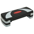 thumbnail image 1 of BalanceFrom Aerobic Step Platform Trainer with Adjustable 3-Level Risers, Black & Gray, 1 of 11