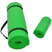 BalanceFrom + All-Purpose 1/2-Inch Extra Thick High Density Anti-Tear Exercise Yoga Mat and Knee Pad with Carrying Strap