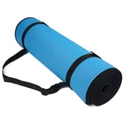 BalanceFrom All-Purpose 2 5-In. Extra Thick High Density Anti-Slip Exercise Pilates Yoga Mat with Carrying Strap