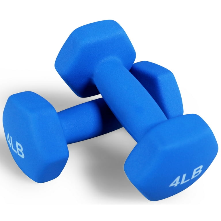BalanceFrom All-Purpose Color Neoprene Coated Dumbbells, lbs