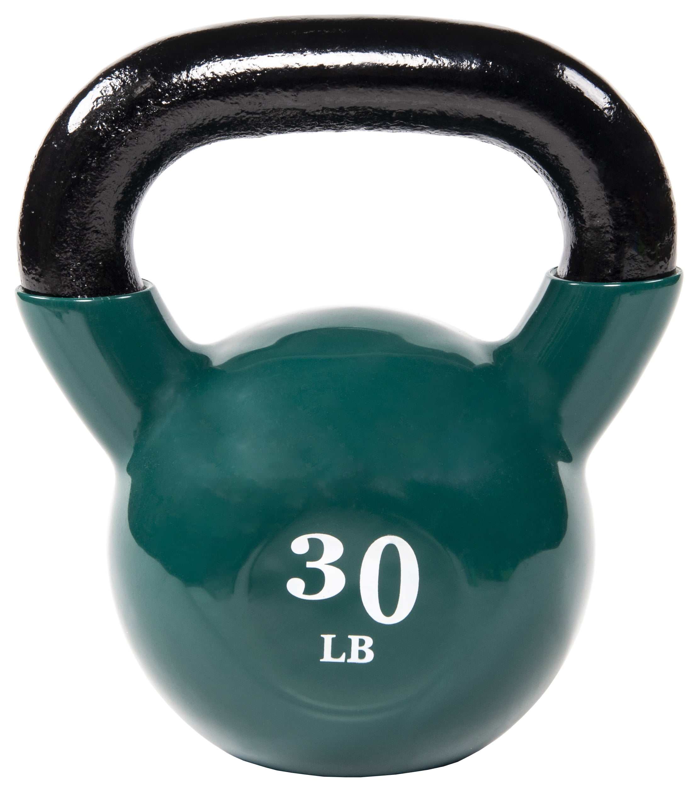 BalanceFrom All-Purpose Color Vinyl Coated Kettlebells, 30 lbs