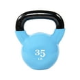 thumbnail image 1 of BalanceFrom All-Purpose Color Vinyl Coated Kettlebells, 35 lbs, 1 of 5