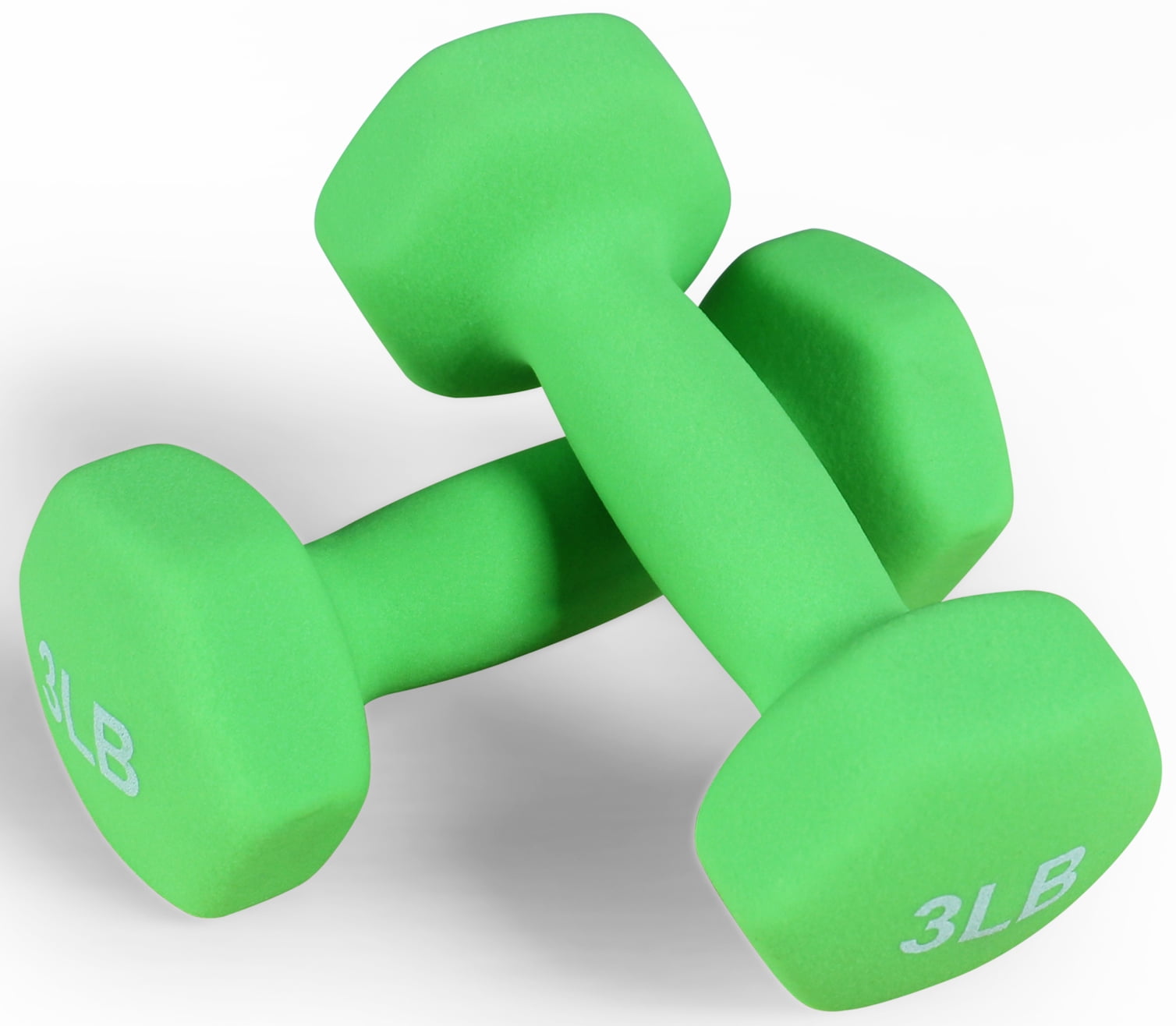 BalanceFrom All Purpose Neoprene Coated Dumbbells, 3 lb, Pair