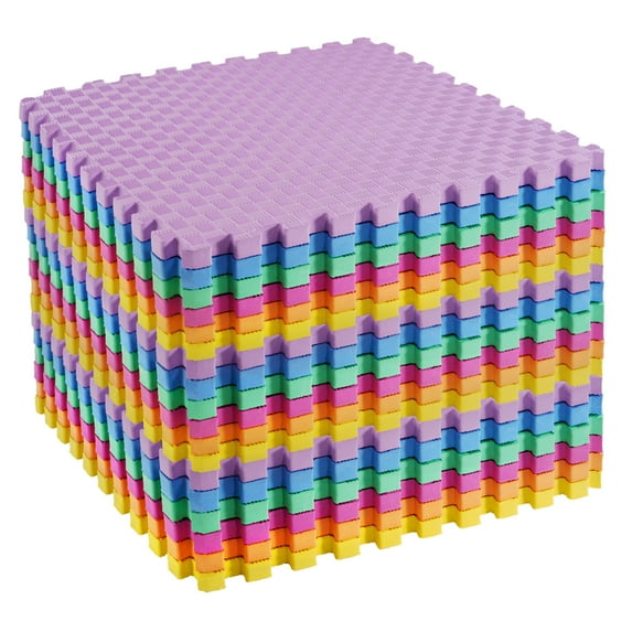 BalanceFrom Anti Slip 72 Sq Ft EVA Foam Exercise Mat Tiles