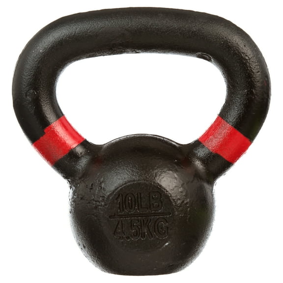 BalanceFrom Cast Iron Kettlebell, Single, 10 lbs