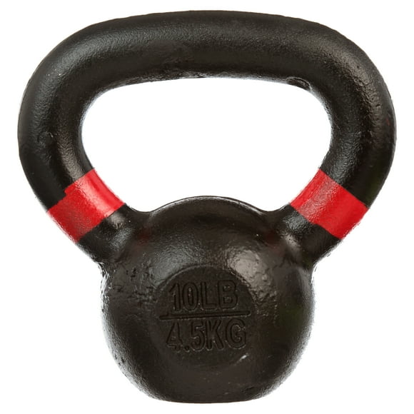 BalanceFrom Cast Iron Kettlebell, Single, 10 lbs