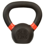 BalanceFrom Cast Iron Kettlebell, Single, 5 lbs