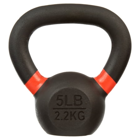 BalanceFrom Cast Iron Kettlebell, Single, 5 lbs