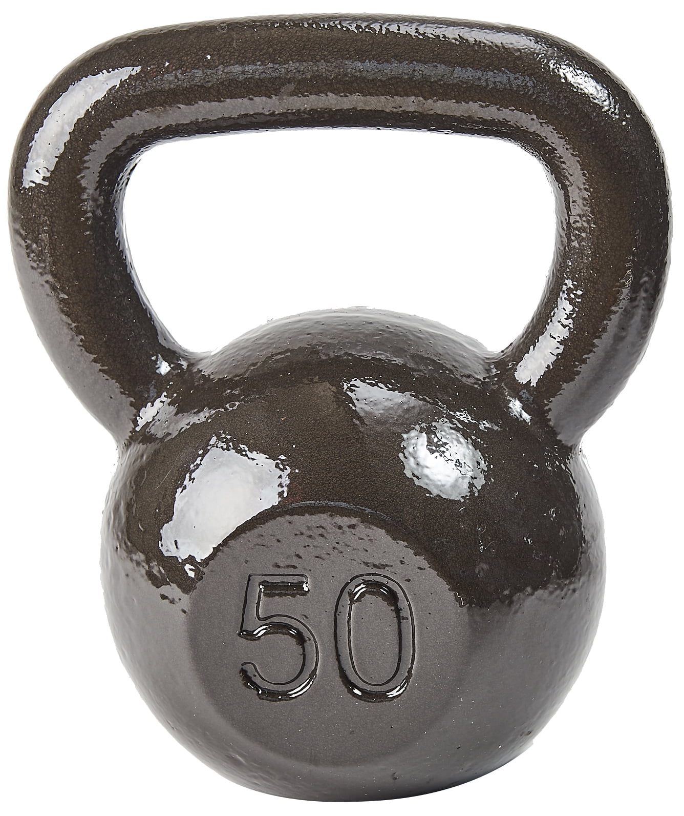 BalanceFrom Cast Iron Kettlebell, Single, 50 lbs