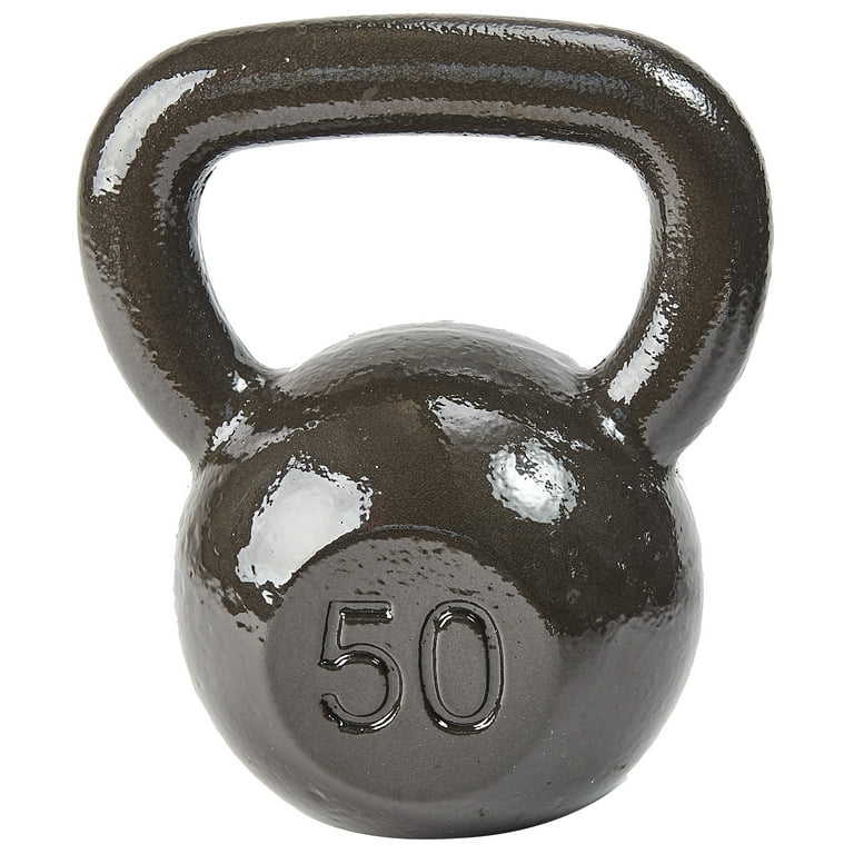 Free Shipping BalanceFrom Cast Iron Kettlebell Single 50 lbs Walmart