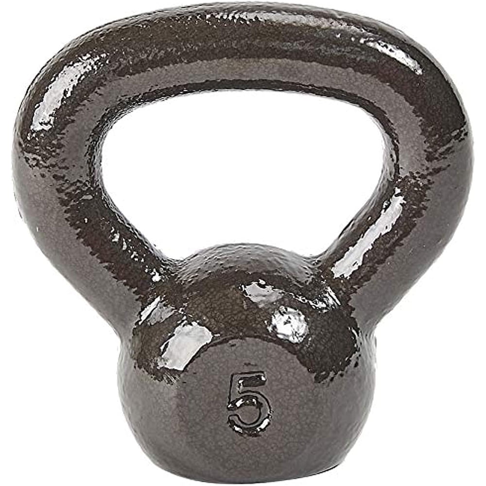 BalanceFrom Cast Iron Kettlebell，Solid One-Piece Construction, Strength Training & Full-Body Workouts, Ideal for Home Gym, CrossFit, Available in Multiple Weights