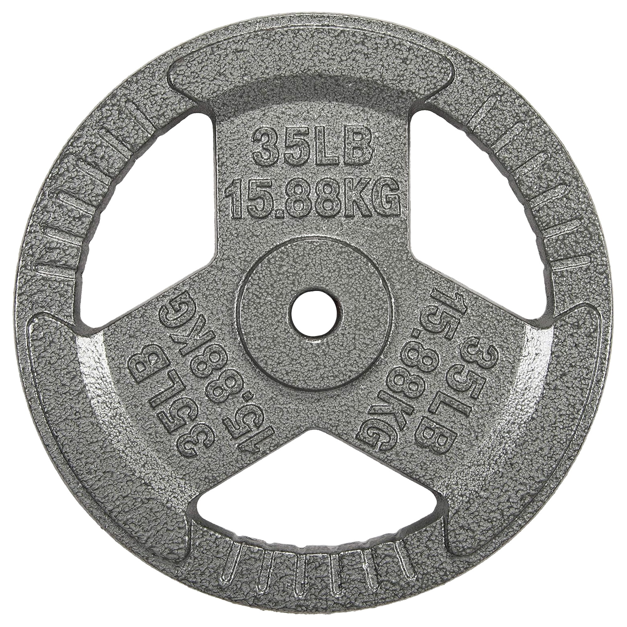 BalanceFrom Cast Iron Weight Plates，1-Inch or 2-Inch Center Hole, Multiple Sizes & Sets Available，for Strength Training & Weightlifting