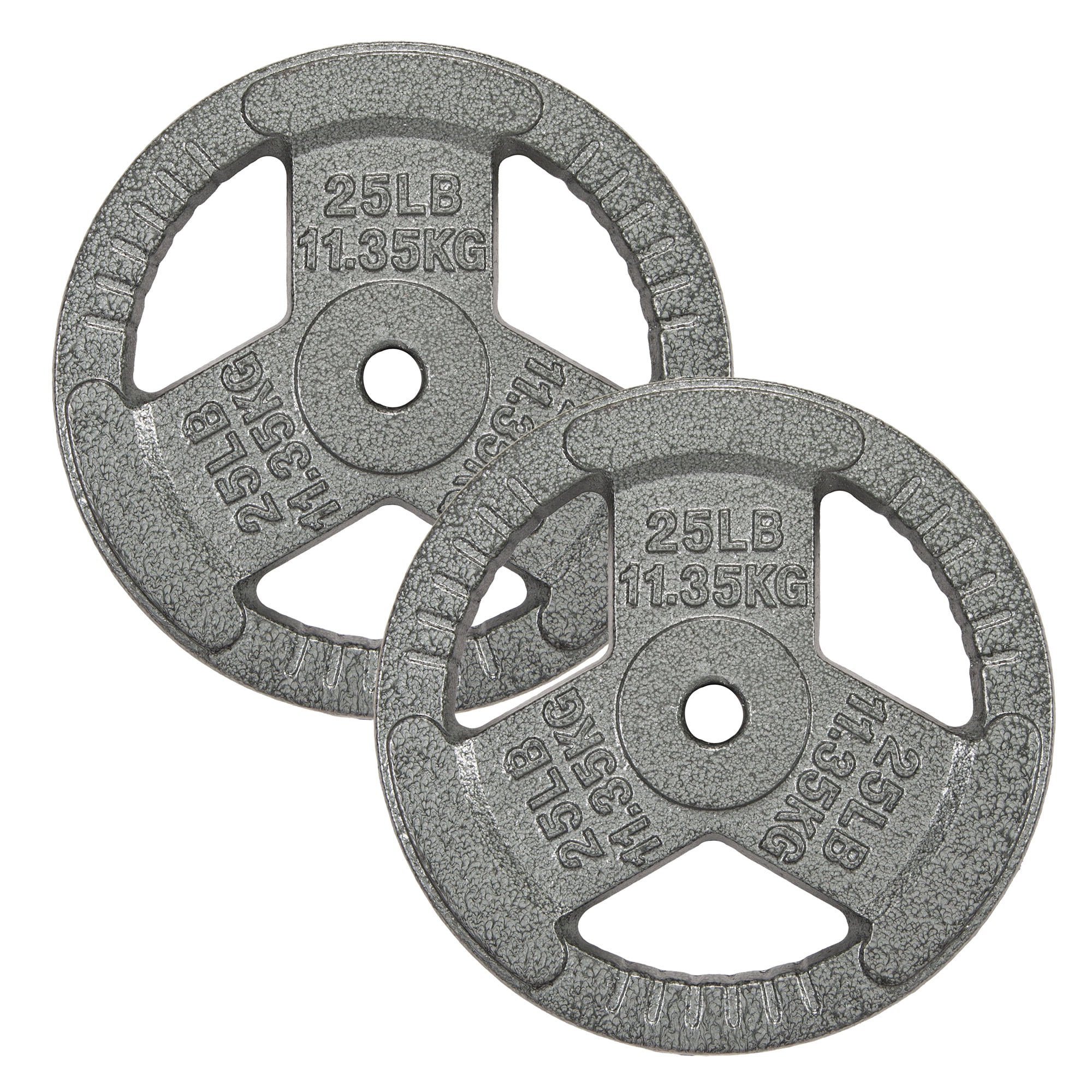 BalanceFrom Cast Iron Weight Plates，1-Inch or 2-Inch Center Hole, Multiple Sizes & Sets Available，for Strength Training & Weightlifting