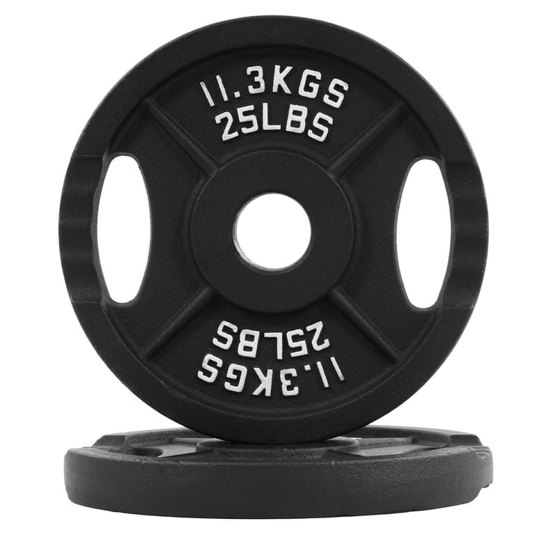 BalanceFrom Classic Cast Iron Weight Plates, X 25 lb