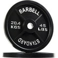 thumbnail image 1 of BalanceFrom Classic Cast Iron Weight Plates for Strength Training, 2-Inch, 45-Pound, Pair, 1 of 6