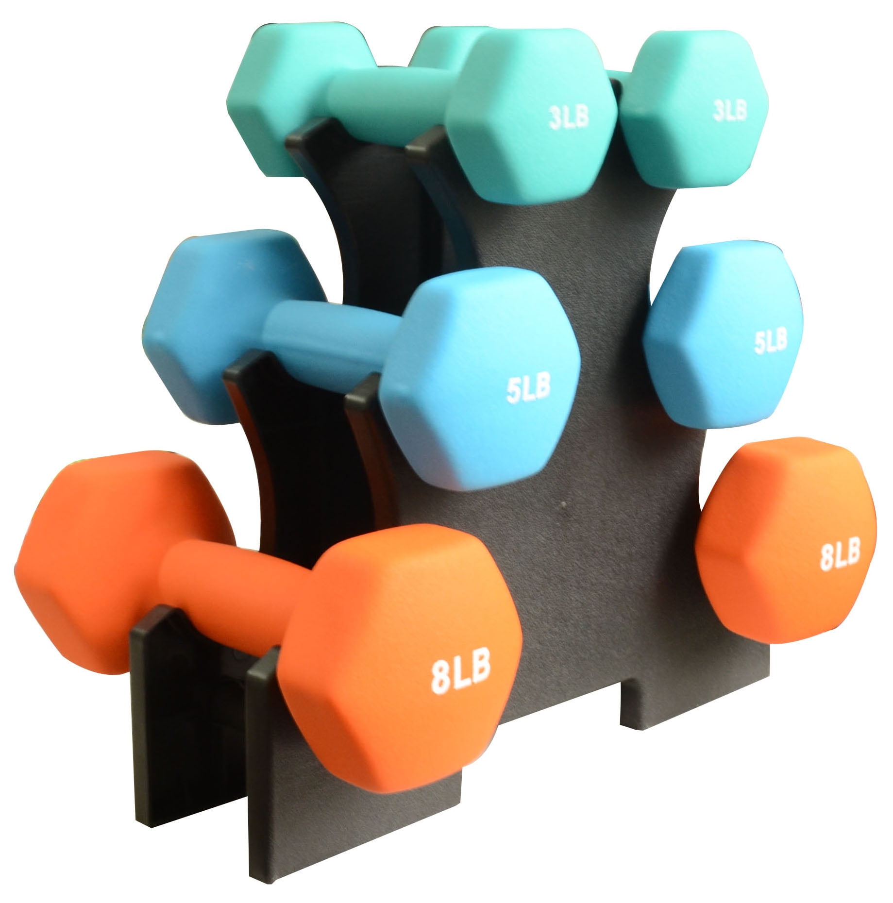 Balancefrom dumbbell set with stand new arrivals