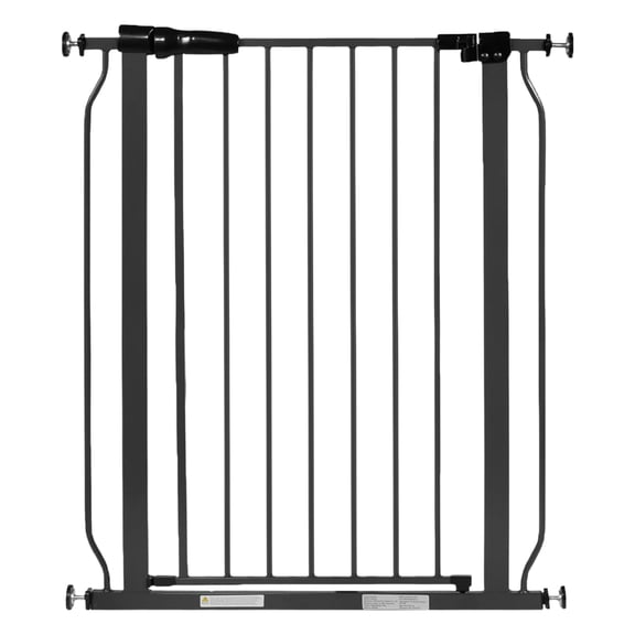 BalanceFrom Easy Walk-Thru Safety Gate for Doorways and Stairways with Auto-Close/Hold-Open Features, 36-Inch Tall, Fits 29.1-33.8 Inch Openings, Graphite