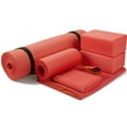 thumbnail image 1 of BalanceFrom Everyday Essentials 7-Piece Yoga Starter Set, Includes Yoga Mat, 2 Yoga Blocks, Towel, 1 of 7