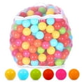 thumbnail image 1 of BalanceFrom 400-Count Play Pit Balls Toy Set for Kids with Mesh Bags, Rainbow Colors, 1 of 10