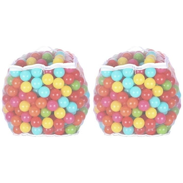 BalanceFrom Fitness 2.3 Inch Play Pit Balls with Bag, Multicolor (2 Pack)