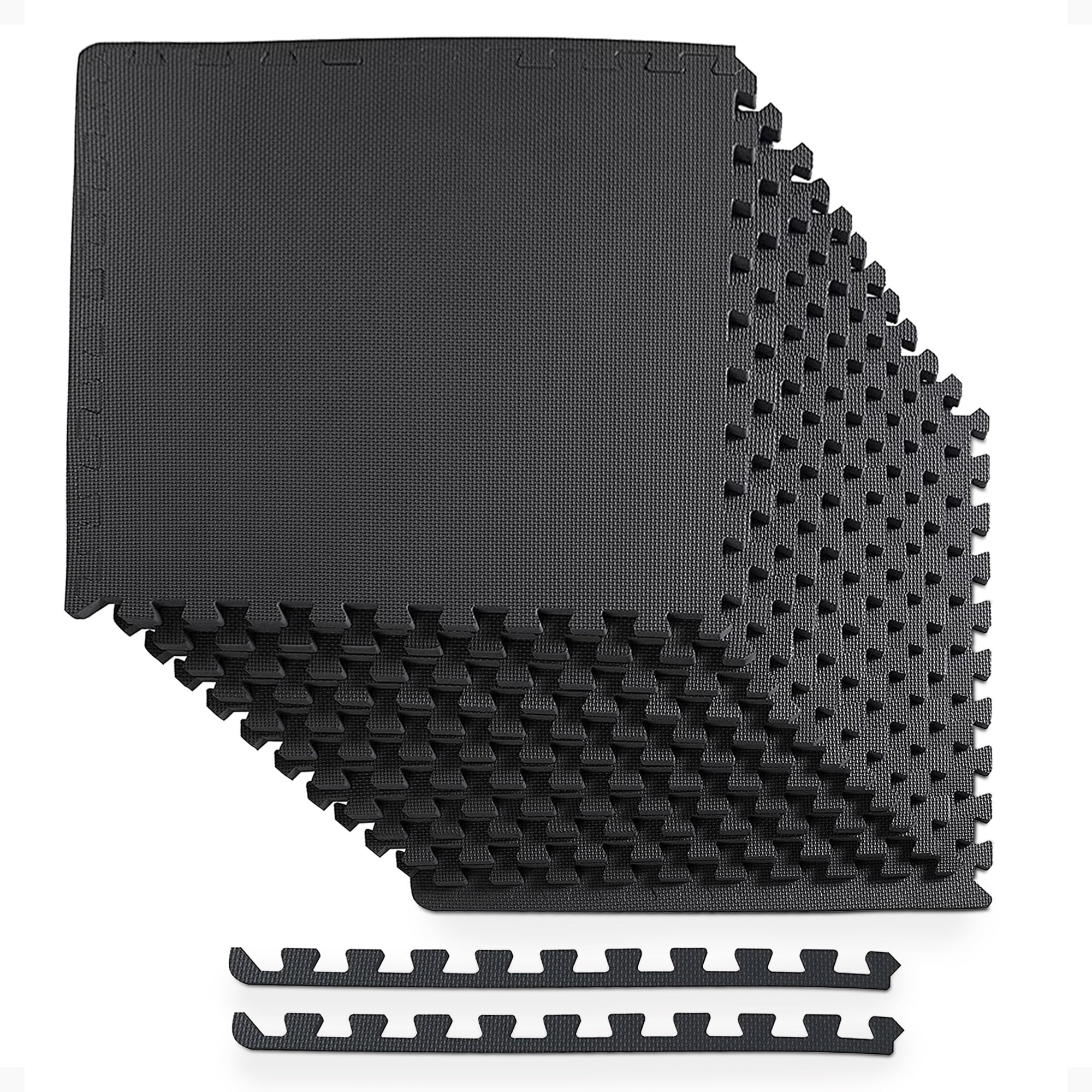 BalanceFrom 48 SqFt Interlocking EVA Foam Mat Tiles, Thick Gym