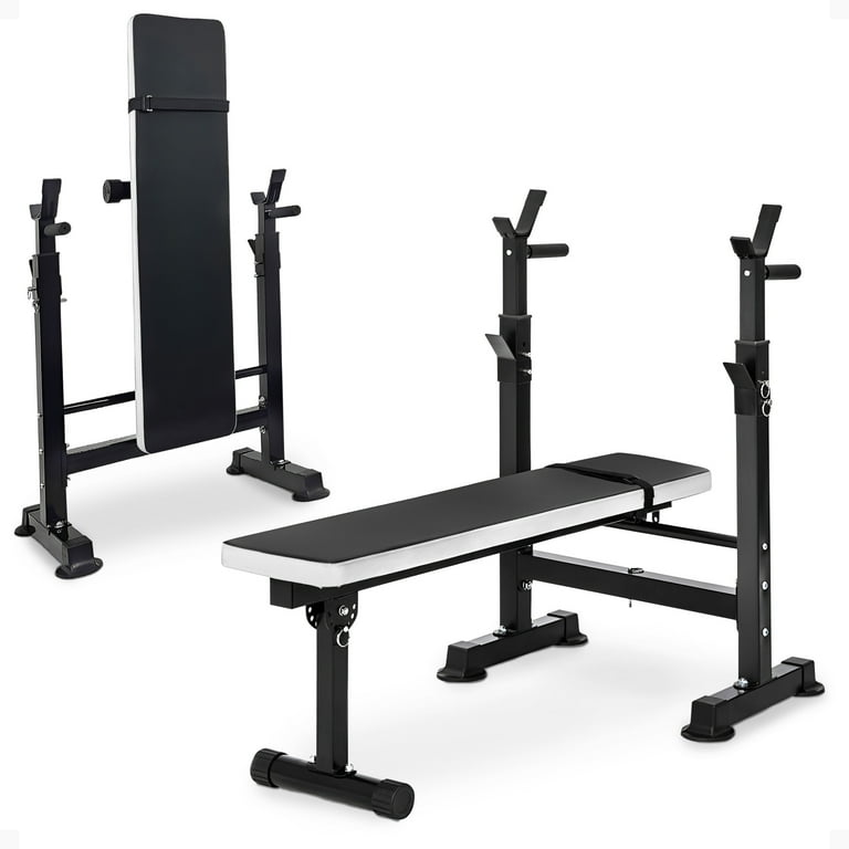 Barbell Rack Weight Bench Set BalanceFrom Fitness Adjustable
