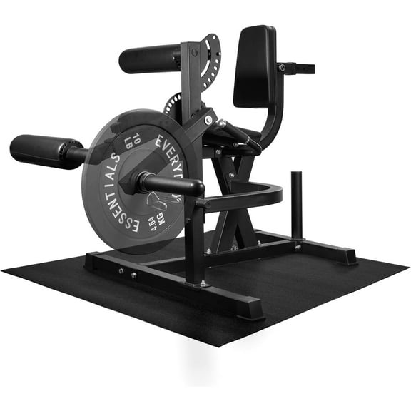 BalanceFrom Fitness Leg Extension and Curl Machine, Adjustable Home Gym Equipment, Black