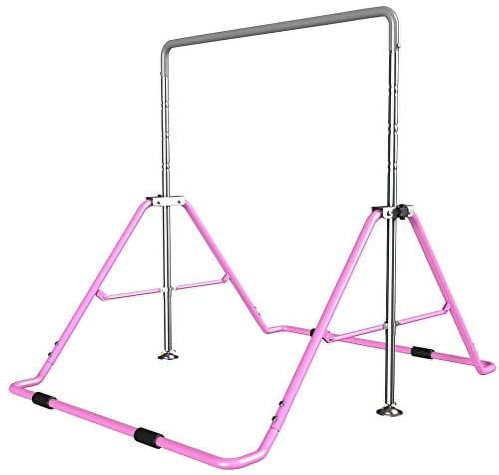 Primy 150lb Folding Gymnastics Bar – Height Adjustable Trainer