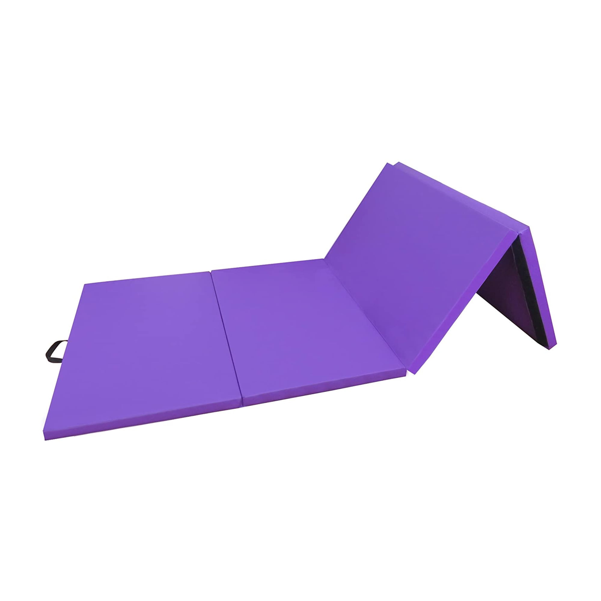 Purple 120" x 48" Vinyl Folding Gymnastics Exercise Mat