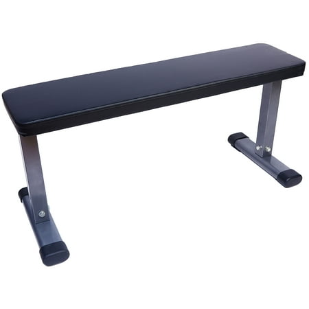 BalanceFrom Heavy Duty Adjustable and Foldable Utility Weight Bench, Flat, 600-Pound Capacity