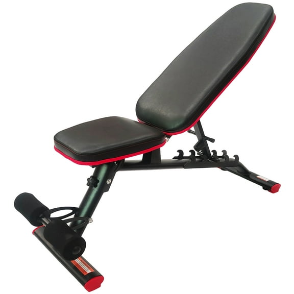BalanceFrom Heavy Duty Adjustable and Foldable Utility Weight Bench, Lite, 800-Pound Capacity