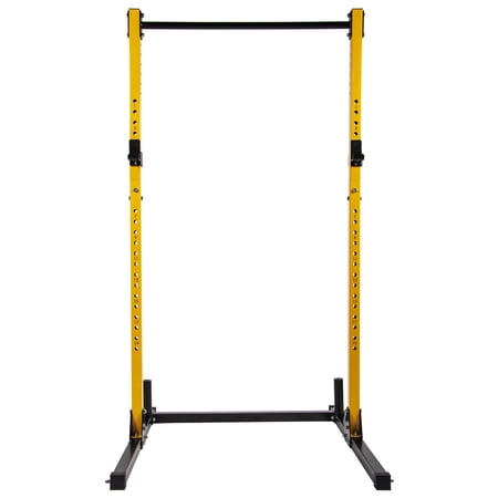 BalanceFrom Multi-Function Adjustable Power Rack Squat Stand- 500lb Limit