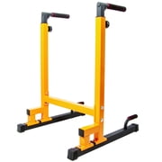 BalanceFrom Multi-Function Dip Stand Dip Station Dip Bar with Improved Structure Design, 500-Pound Capacity