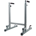 thumbnail image 1 of BalanceFrom Multi-Function Dip Stand, Steel, 500-Pound Capacity, Gray, Exercise Power Stand, 1 of 6